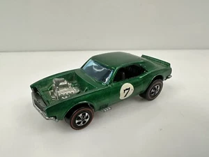 Rare Vintage Hot Wheels Redline 1969 Heavy Chevy Camaro Green Hong Kong - Picture 1 of 7