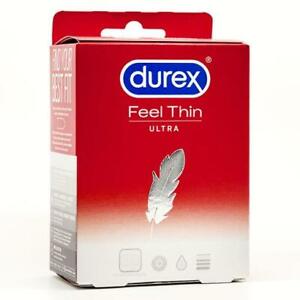 Durex Feel Thin Ultra * Extra Sensitive Natural Feel Lubricated Condoms * Box 30