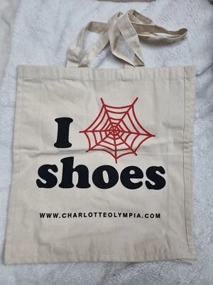 New Charlotte Olympia Tote Bag “ I Love CO Shoes “ Tote Bag - Image 1 of 2