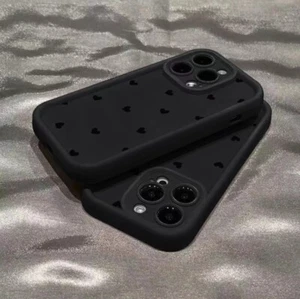 Funda de teléfono simple Love para iPhone 16 15 14 13 Pro escalera arte silicona anti caída - Imagen 1 de 6