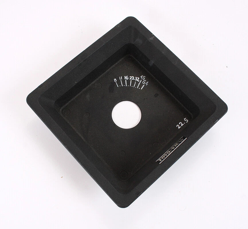 TOYO LENS BOARD, 159MM SQUARE, RECESSED 40MM, 35MM HOLE/216205 - Image 1 of 1