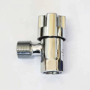 Cistern Stops Toilet Quarter Turn Tap Set Right Angle Brass Taps 70mm Long MT15 - Picture 1 of 5