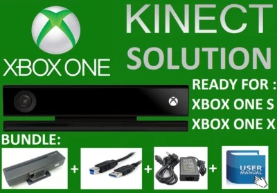SOLUTION KINECT ONE 2.0 ADAPTER  XBOX ONE S, X & PC !!! BUNDLE READY TO WORK - Image 1 of 4