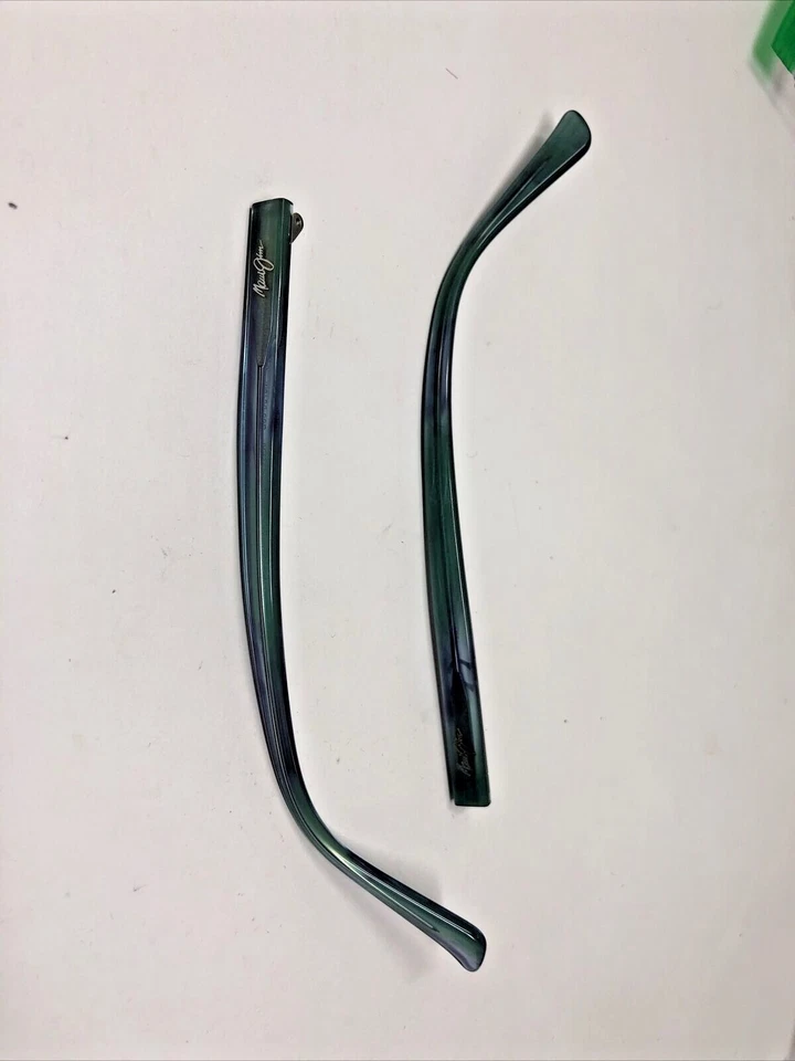 MAUI JIM LIRIO DE AGUA MJ 796-55B AZUL VERDE Auténtico Templo Repuesto PARTE 1715 Foto 1 de 4