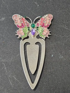 Jeweled Art Deco Butterfly Bookmark - Picture 1 of 2