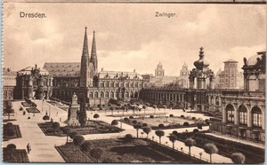 Alte AK Dresden Zwinger Schloss Garten Hof Deutschland - Bild 1 von 2