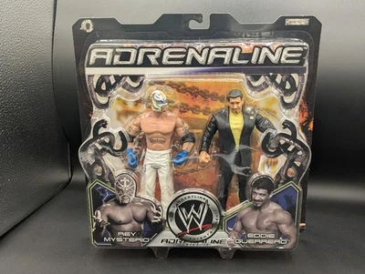 Pack de 2 figuras de la serie WWE Jakks Eddie Guerrero y Rey Mysterio Adrenaline Foto 1 de 4