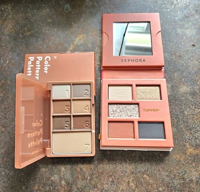 2 Warm Eye Palettes Sephora Color Shifter BRONZE VISION & I'm Meme Color Pattern - Image 1 of 4