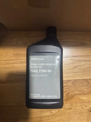 Оригинальная жидкость для дифференциала масла последнего привода BMW 75w-90 SAF-XO 1 литр - Изображение 1 из 2