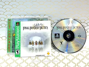 Final Fantasy Tactics (PlayStation 1, 1998) Greatest Hits, CIB Complete, TESTED - Picture 1 of 18