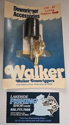 NEW WALKER DOWNRIGGER FISHING ACCESSORIES DOWNRIGGER LOCKING HOLDOWN KNOB LOK-89 - Image 1 of 4