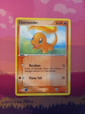 Pokemon Card Charmander EX Crystal Guardians Common 48/100 Near Mint - Image 1 of 2