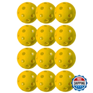 Franklin Sports X-26 Indoor Pickleballs - USAPA Approved - 12 Pack - Yellow - Bild 1 von 8