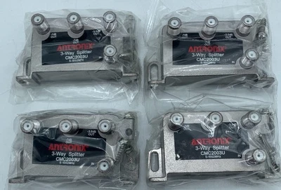 Antronix CMC2003H-A 3-Way Horizontal Splitter -3.5dB -7dB 5-1002 4 PACK - Image 1 of 2