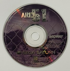 Area 51 - (Sega Saturn, 1996) *Disc Only / Read Description*