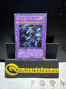 Blue Eyes Ultimate Dragon Italian Yugioh RP01-IT000 Secret Rare LP - Picture 1 of 2
