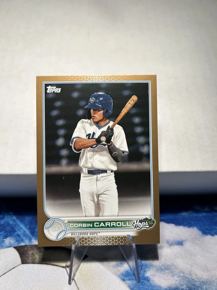 2022 Topps Pro Debut Corbin Carroll #PDC-73 Gold Refractor /50 Diamondbacks - Image 1 of 2