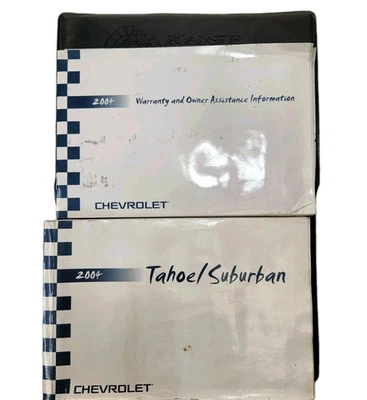 2004 Chevrolet Tahoe Suburban Manual do Proprietário com guia de garantia OnStar + e estojo - Imagem 1 de 3