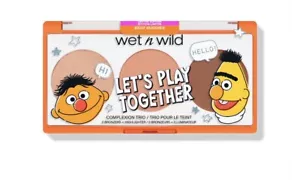 Wet n Wild SESAME STREET Highlighter bronz LET'S PLAY TOGETHER BEST BUDDIES Trio - Picture 1 of 2