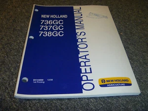 New Holland 736GC 737GC 738GC Rotary Cutter Owner Operator Manual User Guide xz - Picture 1 of 1