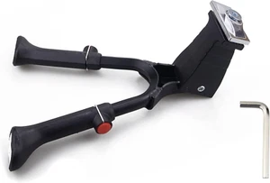 Adjustable Height Bike Kickstand Aluminium Alloy Double Leg Kick Stand Fits for - Picture 1 of 12