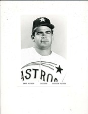 Dave Adlesh 1965 Houston Astros Team Issue 5x7 vintage photo