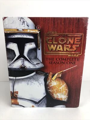 Star Wars The Clone Wars The Complete Season One 3 Disc DVD Set Foto 1 de 4