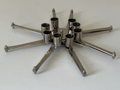 XXL Bougeoir Chandelier Modulable Vintage Design Années 70 Bmf No Nagel - Photo 1/4