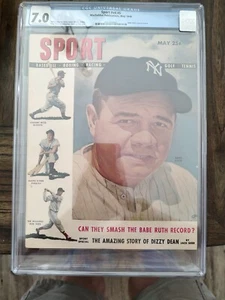 Sport Magazine 1948 Babe Ruth CGC 7.0 - Zdjęcie 1 z 1