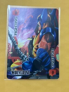 WOLVERINE 1995 FLEER MARVEL OVERPOWER TRADING CARD GAME FIGHTING 6           2A9 - Picture 1 of 6