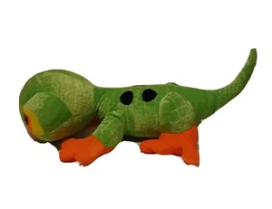 Ideal Toys Direct Lizard 20" Green/Orange Reptile Stuffed Animal Plush Preowned - Picture 1 of 6