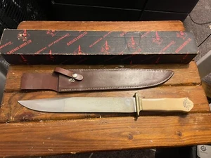 Vintage Blackjack Texas Bowie Knife 1 of 500 Limited Edition W/ Box & Sheath - Picture 1 of 6