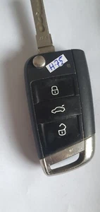 VW GTI Remote Key Flip 434mhz 5G0959752DD, 2015DJ1678 , FS12A, chip ID48 MQB , - Picture 1 of 5