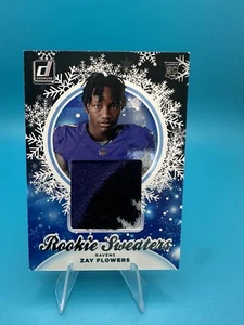 2023 Panini Donruss - Rookie Holiday Sweaters #HS-ZFL Zay Flowers (MEM, RC) - Picture 1 of 2