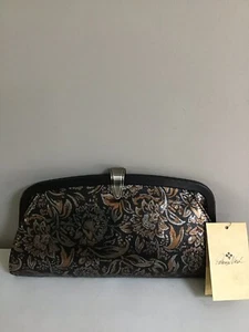 NWT PATRICIA NASH TRI-METALLIC LEATHER ARDALES CLUTCH CROSSBODY BAG  - Picture 1 of 9