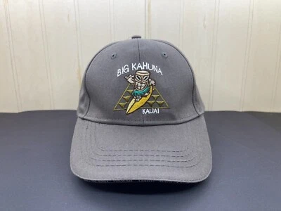 Gorra/sombrero de béisbol Big Kahuna Kauai ajustable con hebilla trasera gris Foto 1 de 4