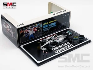 Mercedes F1 W10 #44 Lewis Hamilton US GP 2nd 2019 6x World Champion 1:43 Spark - Picture 1 of 5