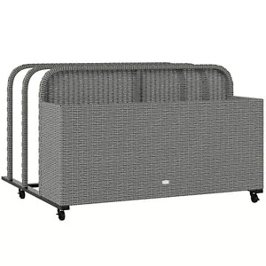 Rattan Storage Basket Mixed Gray - Picture 1 of 7