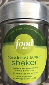 **4"X3" Food Network stainless steel powdered Sugar Flour Shaker Dust Sifter - Picture 1 of 2