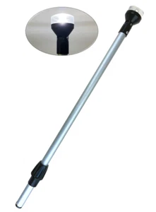 MarkDown Marine Boat Nature White LED All Round Nav Pole 10-30V 1W 2NM SS Approv - Foto 1 di 9
