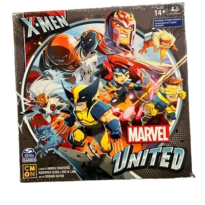 X-Men Marvel United Board Game Spin Master Cmon Andrea Chiarvesio NEW SEALED - Image 1 of 4