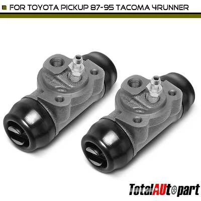 Cilindro de rueda de freno de tambor 2 piezas para camioneta Toyota 1987-1995 Tacoma T100 lateral trasero Foto 1 de 4