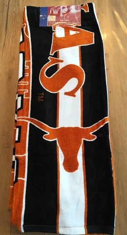 BRAND NEW OFFICIAL NCAA TEXAS LONGHORNS 30X60 BEACH TOWEL Cover