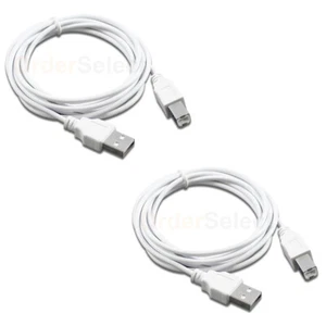 2X NUEVO CABLE ESCÁNER IMPRESORA ALTA VELOCIDAD USB 2.0 A B 6 PIES 6' ¡LO ÚLTIMO! - Imagen 1 de 5