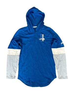Nike Detroit Lions NFL Team Blue Long Sleeve Hoodie Jacket Men’s Size Small NEW - Image 1 of 4