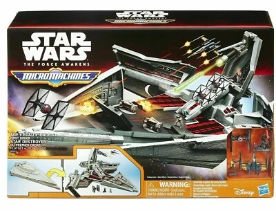 STAR WARS ~ MICRO MÁQUINAS ~ FUERZA DESPIERTA ~ PRIMER ORDEN ~ DESTRUCTOR ESTELAR ~ NUEVO Foto 1 de 2