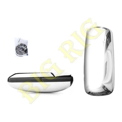 Espejo de puerta cromado engrosado eléctrico térmico para Kenworth T660 lado del pasajero 1 pieza Foto 1 de 4