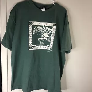 Maglia Vintage 1992 Classica Equestrian Show Salto Sfida XL Segnale Sport - Foto 1 di 11