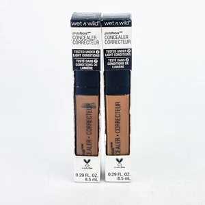Wet n Wild PhotoFocus Concealer Dark Cocoa 845B 0.29 Fl Oz Ea Lot of 2 - Picture 1 of 9