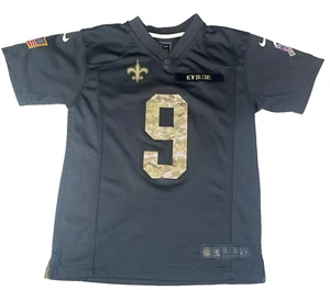 Drew Brees Trikot Jugend Medium Nike Salute To Service Camouflage schwarz #9 New Orleans - Bild 1 von 7